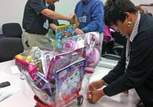Operation Toy Donation wagon