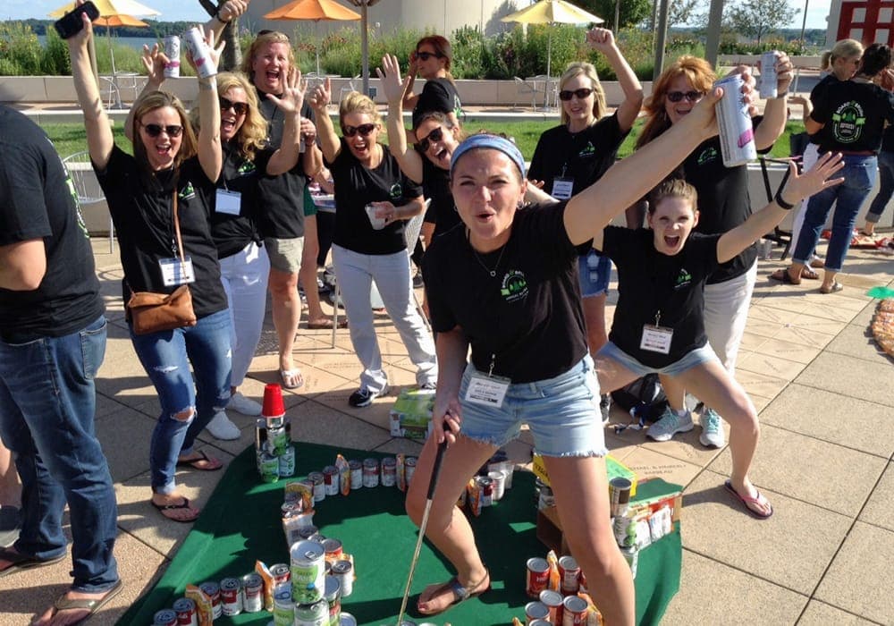 Mini-Golf Build and Food Donation