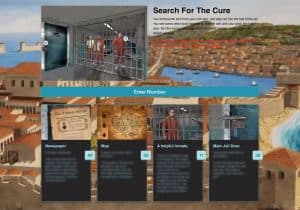 Virtual Escape Room: Search for the Cure