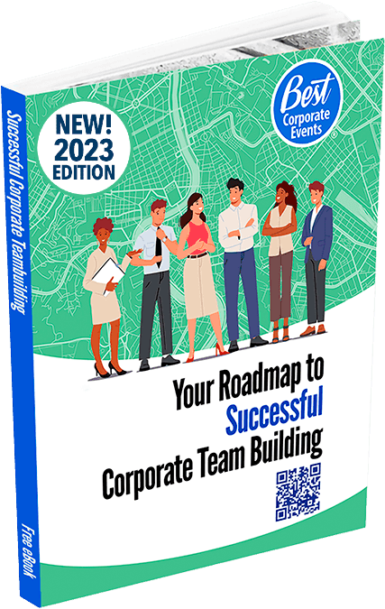 Cover of Your Roadmap to Successful Corporate Team Building, the Best Corporate Events eBook