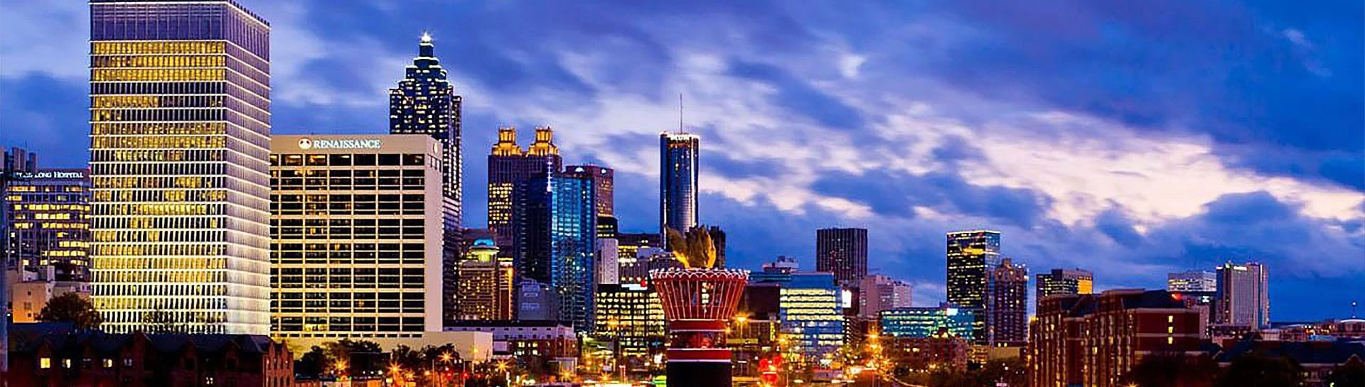 Atlanta Skyline panoramic