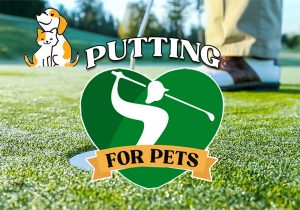 Putting for pets logo.