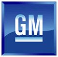 Gm logo on a blue square.