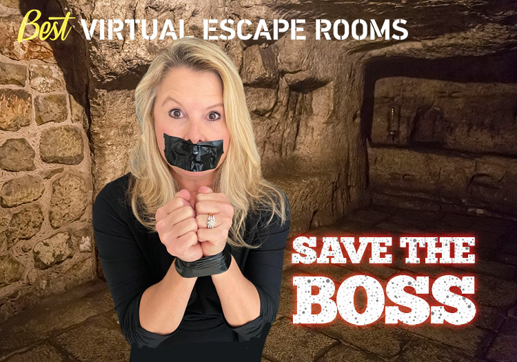 Best virtual escape rooms save the boss.