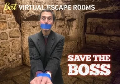 Best virtual escape rooms save the boss.