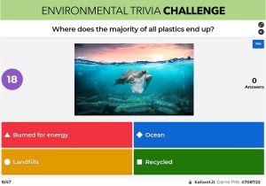 Environmental trivia challenge.
