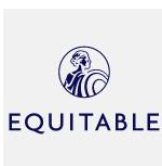 The logo for equitable on a white background.