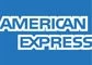 The american express logo on a blue background for Best Corporate Events.