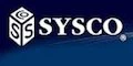 Sysco logo on a blue background at Best Corporate Events.