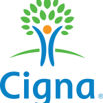 The logo for cigna.