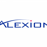 Alexion logo on a green background.