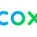 The cox logo on a white background.