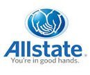 Allstate insurance logo with a handshake.