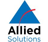 Allied solutions logo on a white background.