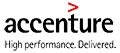 Accenture logo on a white background.