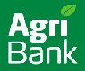 Agri bank logo on a green background.