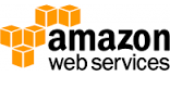 Amazon web services logo.