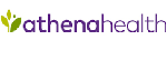 Athena health logo on a white background.