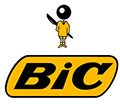 Bic logo with a man holding a sword.