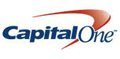 Capital one logo on a white background.