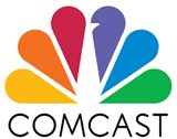 The comcast logo on a white background.