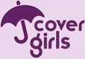 Cover girls logo on a purple background.