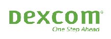 Dexcom logo on a white background.