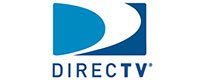 Direct tv logo on a white background.