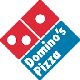 Domino's pizza logo on a white background.