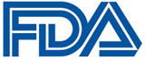 The fda logo on a white background.