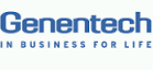 Genetech in business for life logo.