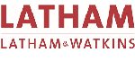 The logo for latham latham & watkins.