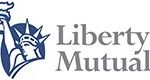 Liberty mutual logo on a white background.