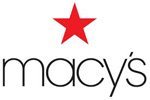 The macy's logo with a red star.