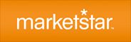 The marketstar logo on an orange background.