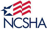 The ncsha logo on a white background.