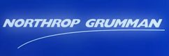 Northrop gruman logo on a blue background.