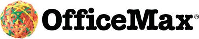 The officemax logo on a white background.