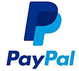 The paypal logo on a white background.