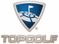 The topgolf logo on a white background.