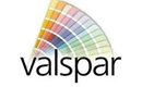 The logo for valspar.
