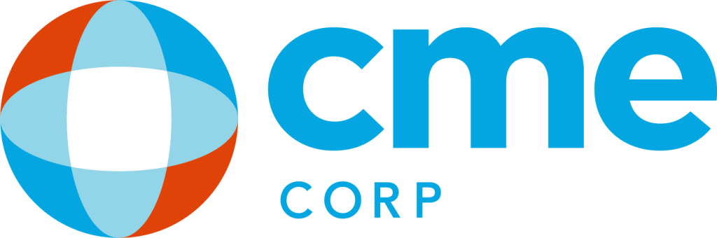 The logo for cme corp.