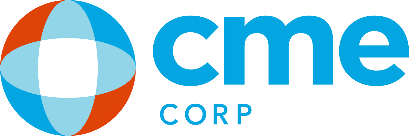 The logo for cme corp.