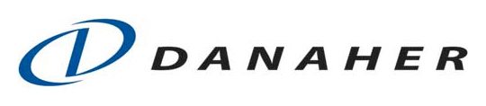 Danaher logo on a white background.
