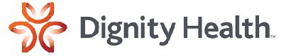 A logo for dignity health.