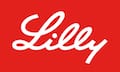 Lilly's logo on a red background.
