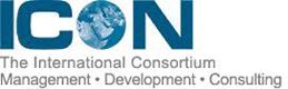 The logo for the international consortium management development consulting.