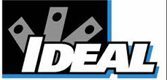 A logo with the word ideal on it.