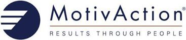 The logo for motivaction results through people.