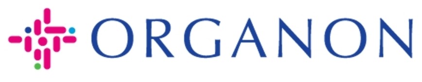 The logo for organon is shown on a white background.